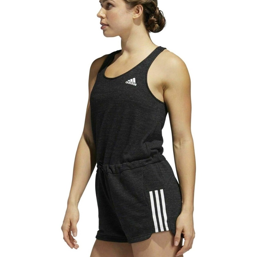Adidas Women's Sz Medium Women Lifestyle Sport 2 Street Shorts Romper NWT (I)